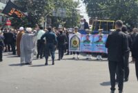 پیکر شهید پارسا شکوهی شورمستی، قربانی حملات رژیم صهیونیستی، در قائم‌شهر آرام گرفت
