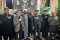 حضور فرماندار نکا در مراسمات عزاداری بخش مرکزی