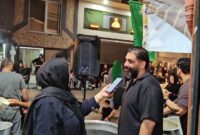 پخت ۳۰ دیگ حلیم نذری در شب عاشورا؛ سنت ۱۵ ساله امامزاده قاسم (ع)+تصاویر