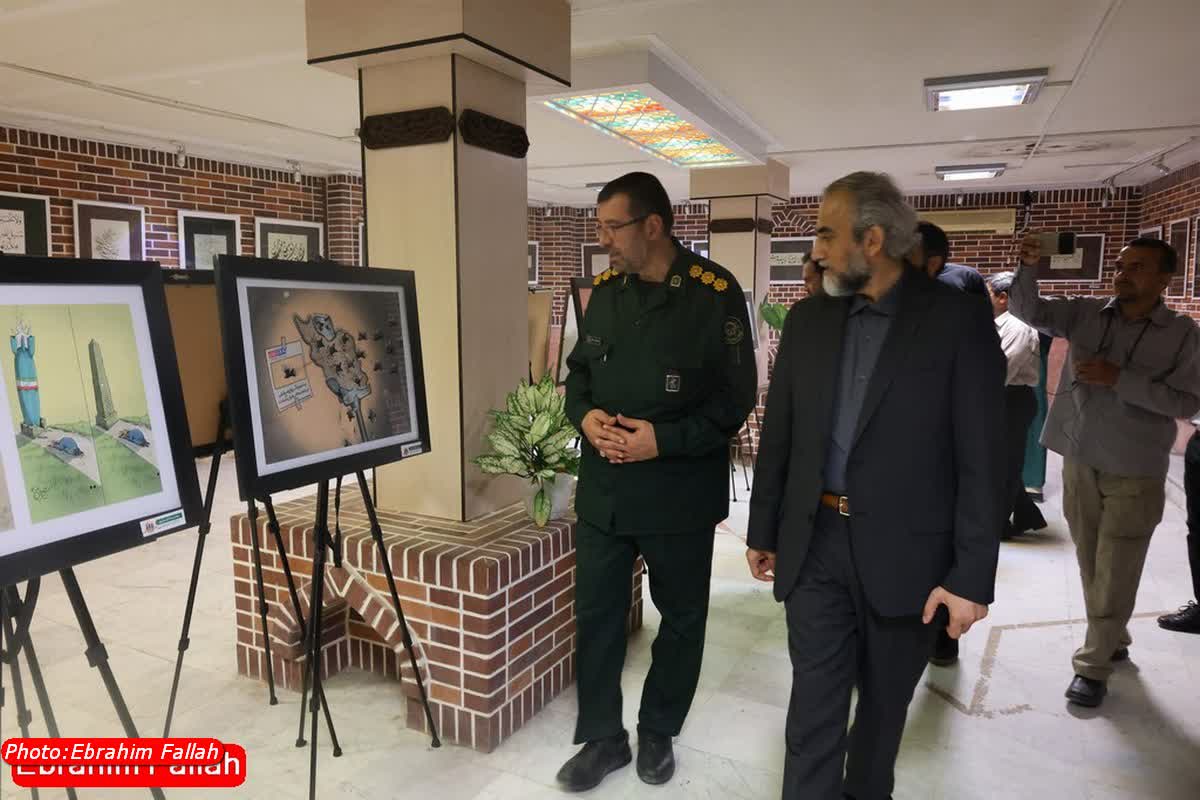 افتتاح نمایشگاه “ایران جان” در گالری سوره حوزه هنری مازندران+تصاویر