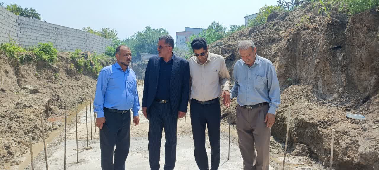 فرماندار جویبار از پروژه ایستگاه پمپاژ آب‌بندان قدیم لاریم بازدید کرد+تصاویر
