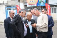 شهرداری نکا دیوار فرسوده را تخریب کرد+ تصاویر