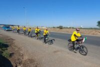 اعزام دوچرخهسواران بسیج سپاه کربلای مازندران به حرم رضوی در هفته دفاع مقدس اعزام دوچرخهسواران بسیج سپاه کربلای مازندران به حرم رضوی در هفته دفاع مقدس