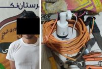 سارق مشاعات ساختمانی در نکا به دام افتاد؛ اعتراف به ۹ فقره سرقت