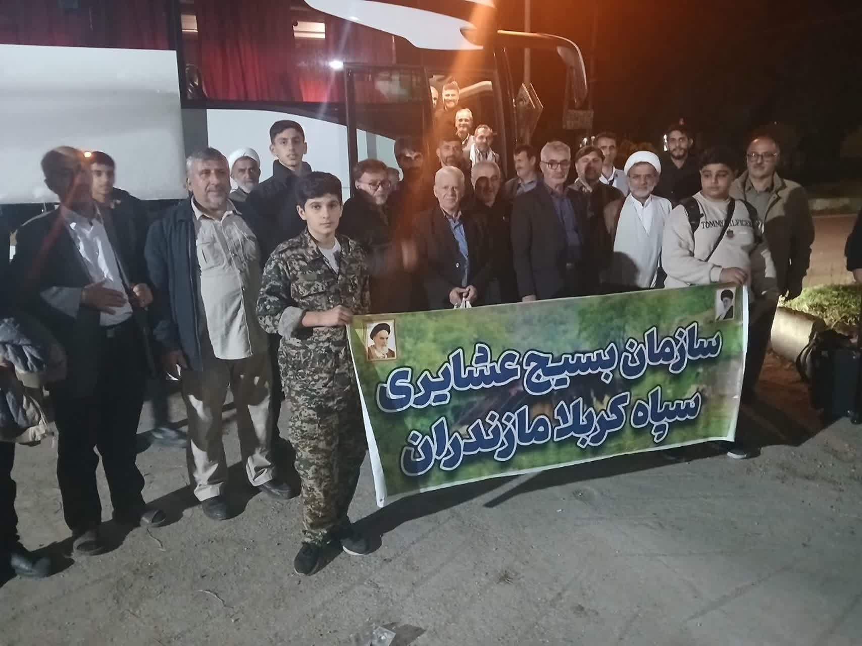 اعزام بسیجیان سازمان بسیج عشایری سپاه کربلا مازندران به منطقه رزمایش خرمشهر+تصاویر