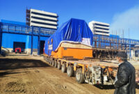 توربین و ژنراتور طرح توسعه نکا وارد سایت نیروگاه شد