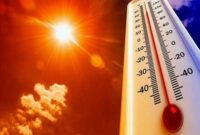 افزایش تدریجی دما در دامنه ها و ارتفاعات با وزش باد گرم