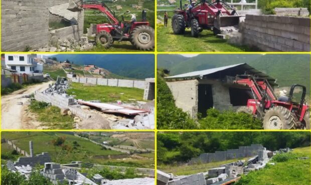 پایان ساختوسازهای غیرمجاز در منطقه «چلاو» آمل